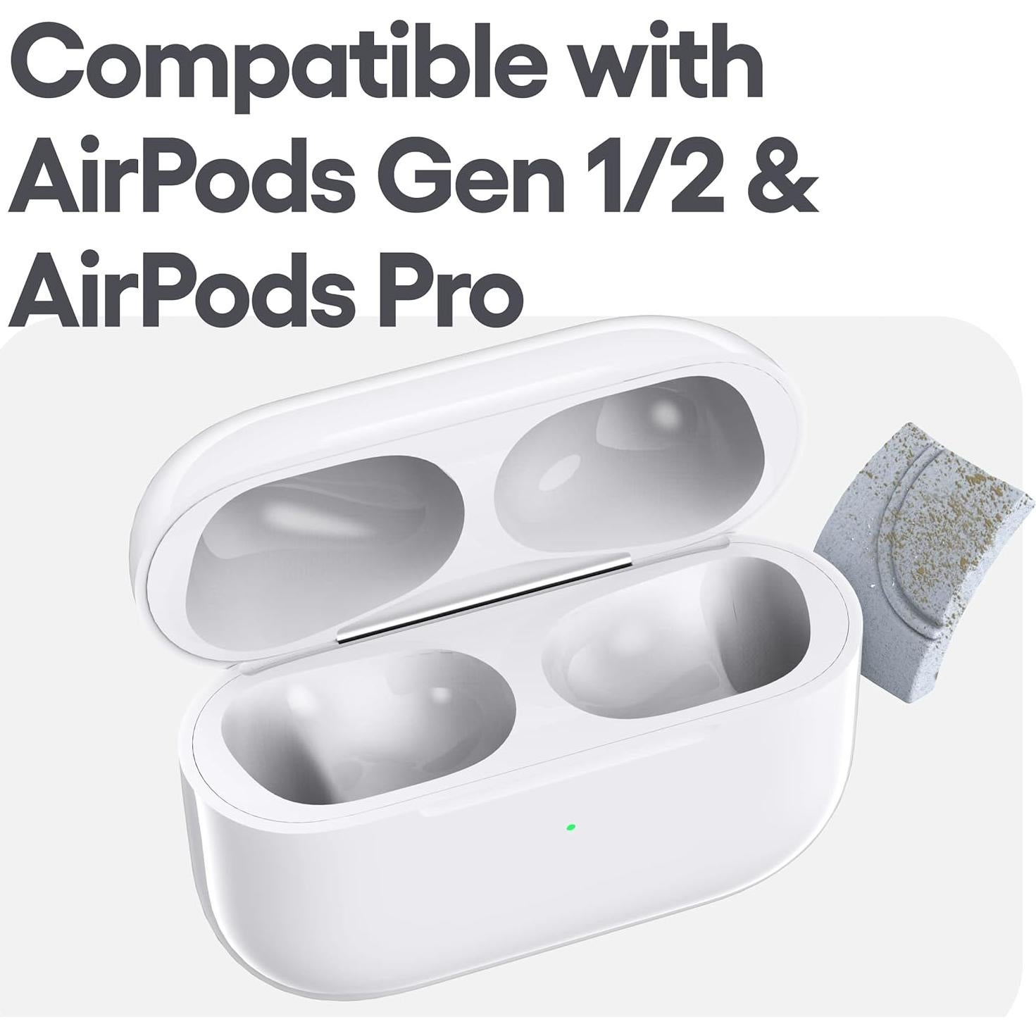 Kit de limpieza KeyBudz Air Care para AirPods y Pro - Blanco