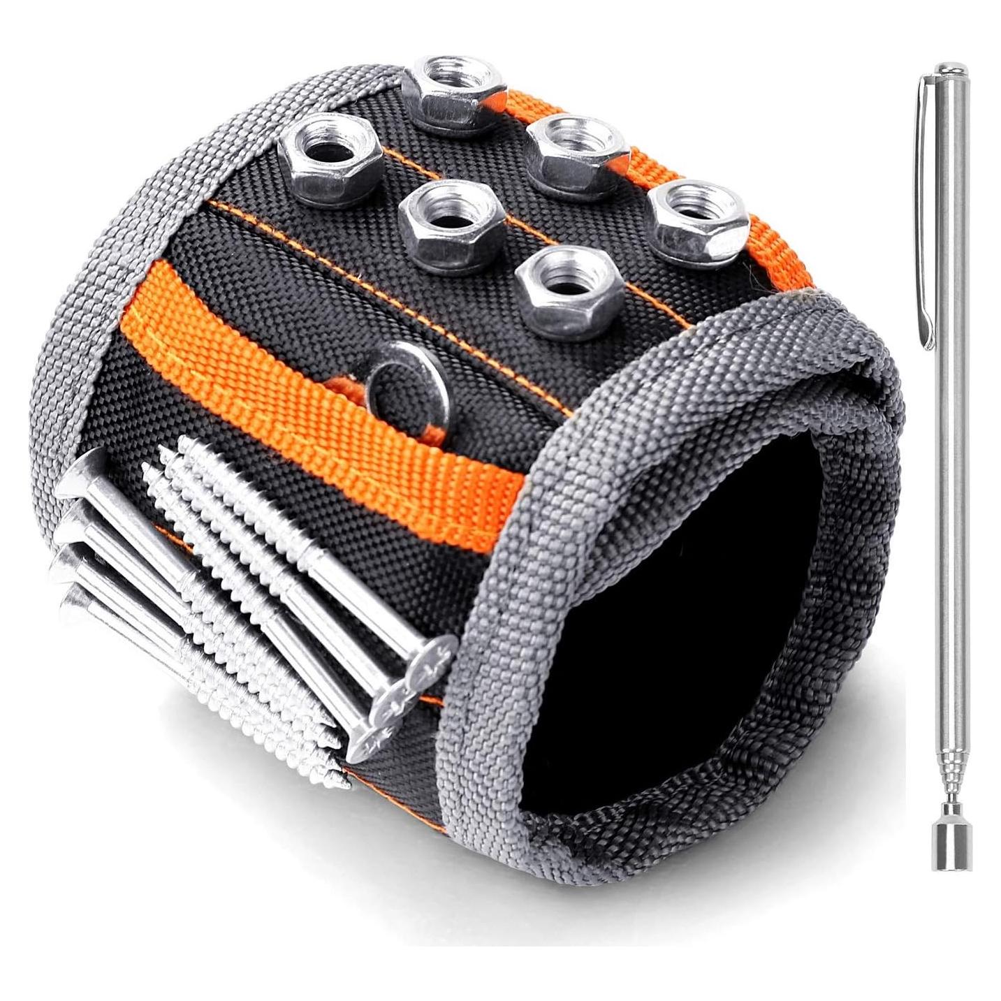 Banda de Muñeca Magnética HORUSDY 2PCS con 10 Imanes Fuertes