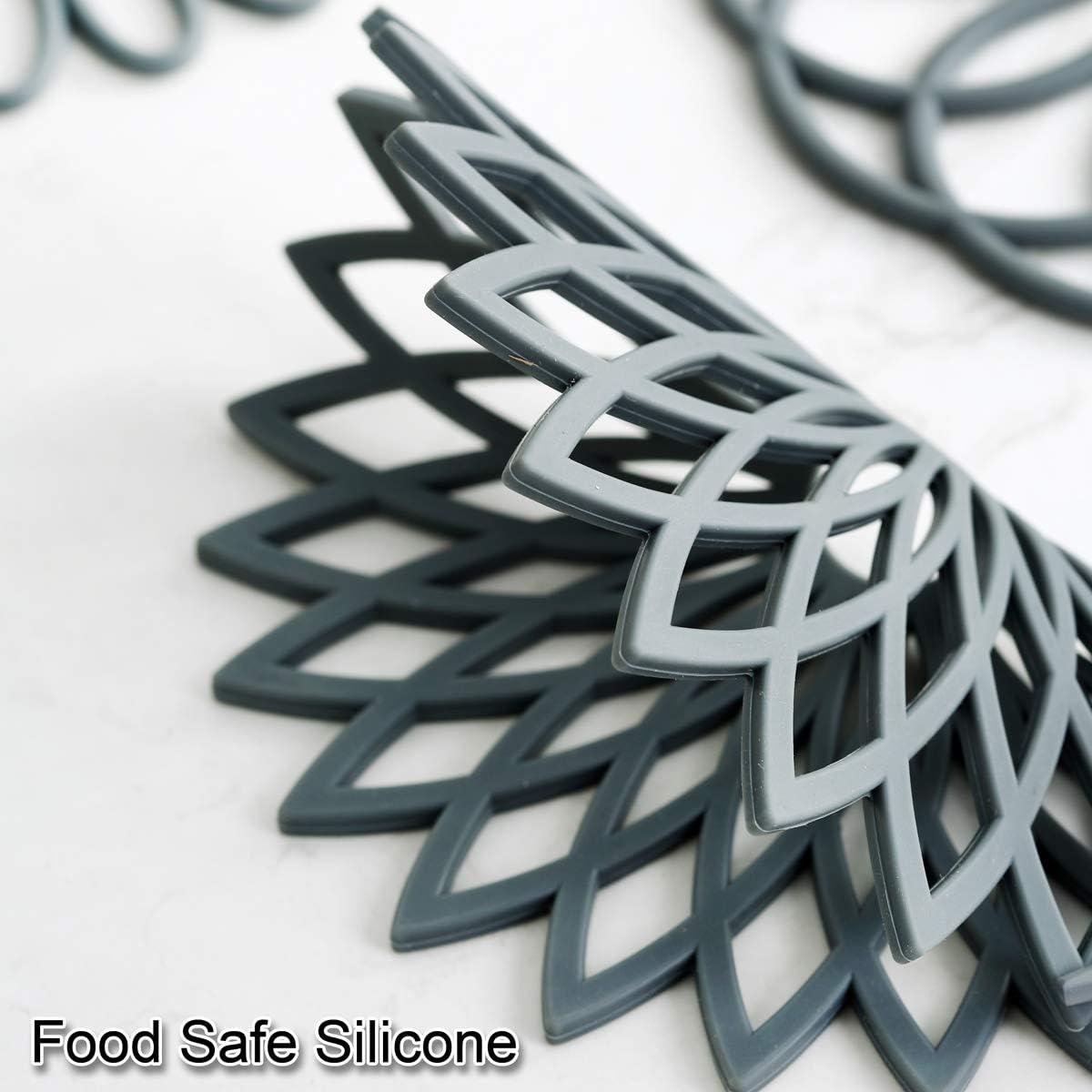 Juego de 3 Alfombrillas de Silicona Antideslizantes Colinda