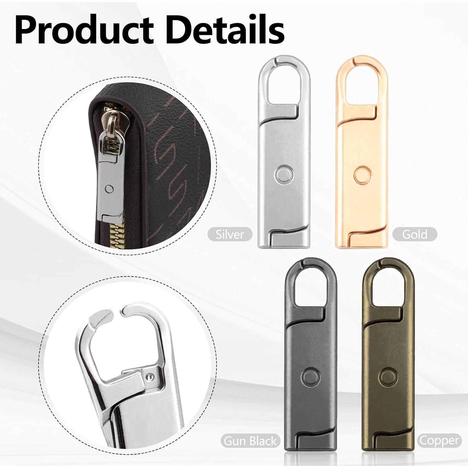 Tiradores de Cremallera Mejorados FENGWANGLI 8 Piezas 26mm