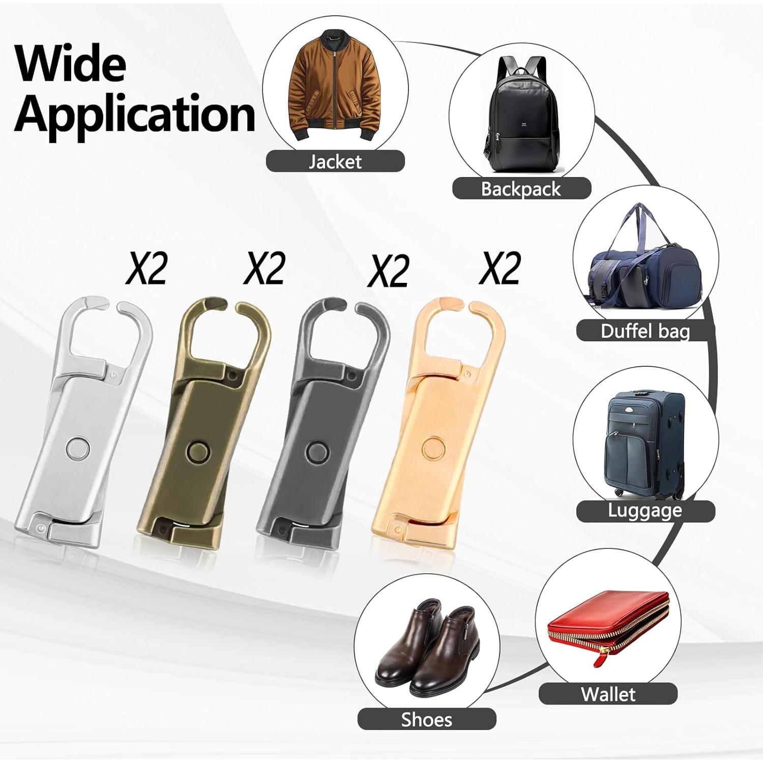 Tiradores de Cremallera Mejorados FENGWANGLI 8 Piezas 26mm