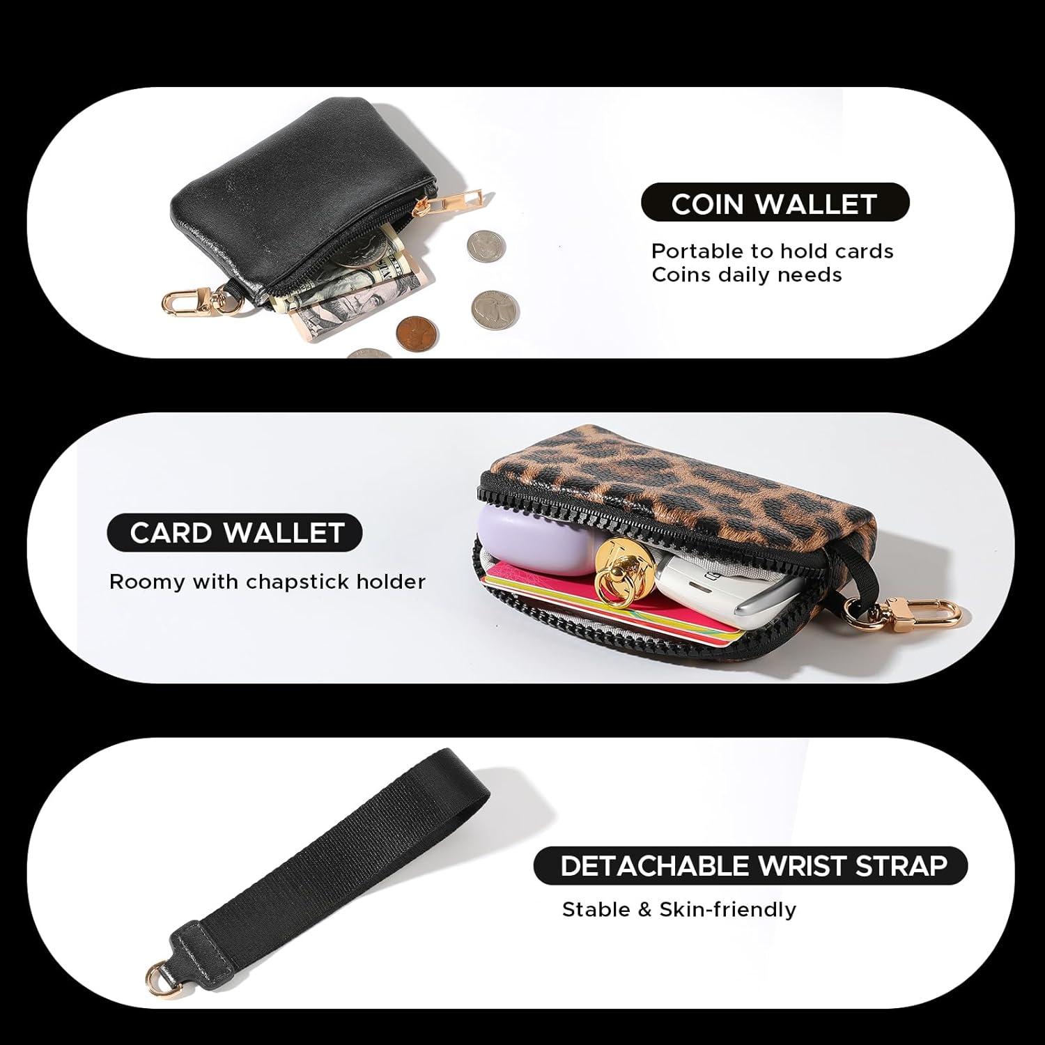 Cartera de Muñeca Doble Bolsa KWW01 para Mujeres - Cuero Sintético