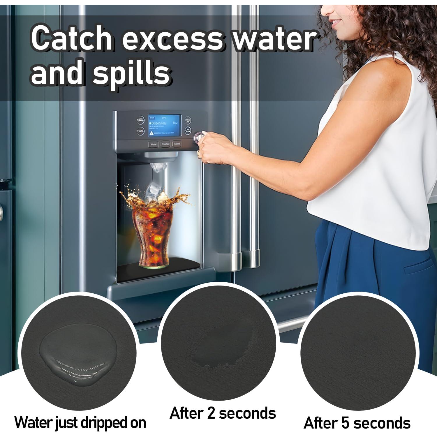 Bandeja de Goteo LOPNUR para Refrigerador 2 Pack Trapezoidal 21.1x7.9cm