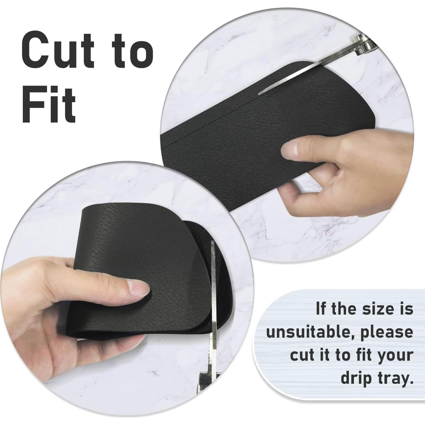 Bandeja de Goteo LOPNUR para Refrigerador 2 Pack Trapezoidal 21.1x7.9cm