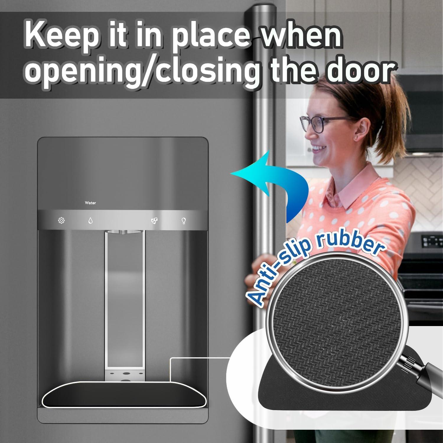 Bandeja de Goteo LOPNUR para Refrigerador 2 Pack Trapezoidal 21.1x7.9cm