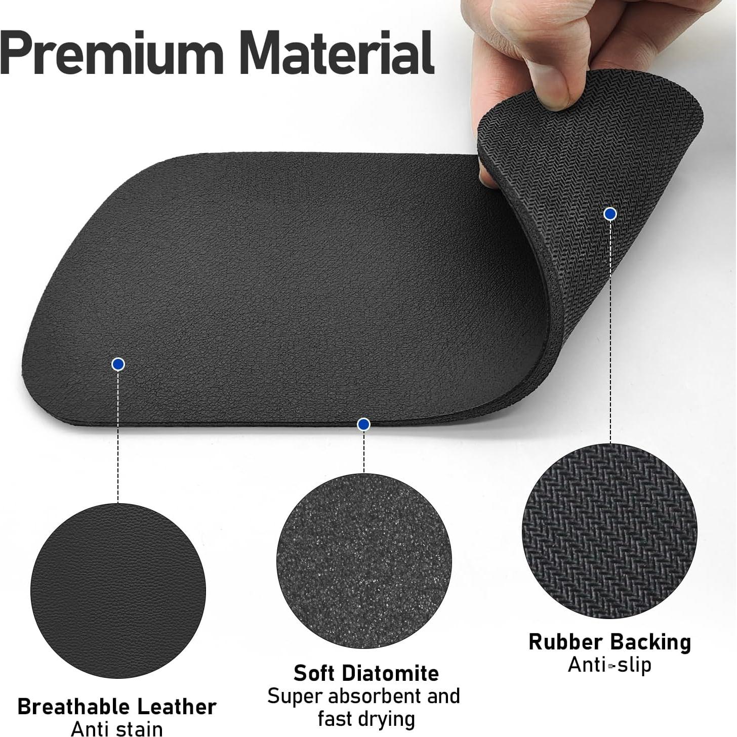 Bandeja de Goteo LOPNUR para Refrigerador 2 Pack Trapezoidal 21.1x7.9cm