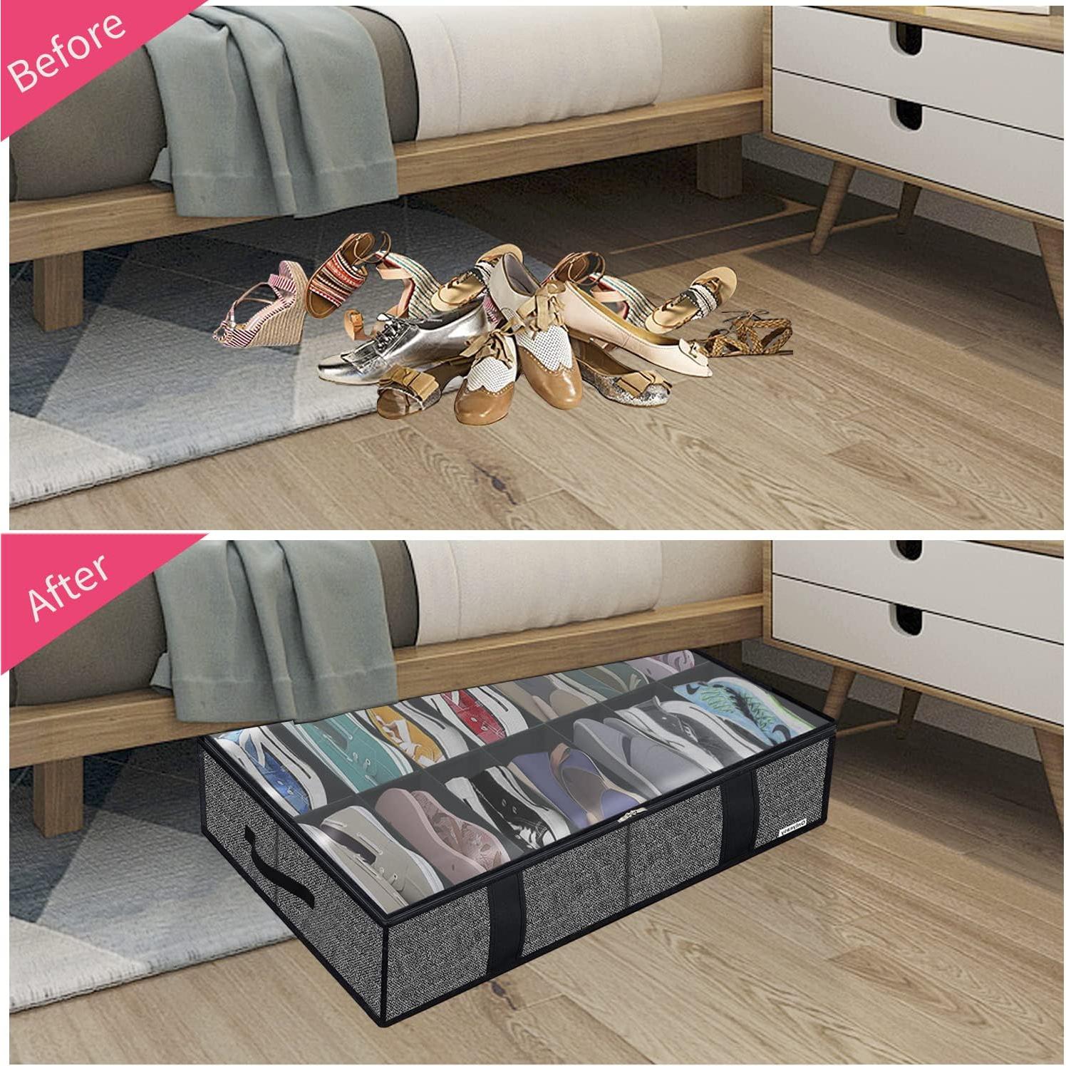 Onlyeasy Bolsa de Almacenamiento de Zapatos 2 Piezas 86x60cm