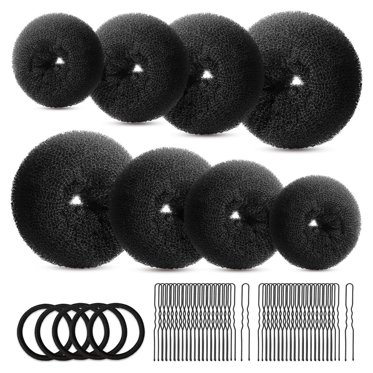 Juego de Hacedores de Moños FANDAMEI - 8 Piezas con Horquillas y Gomas