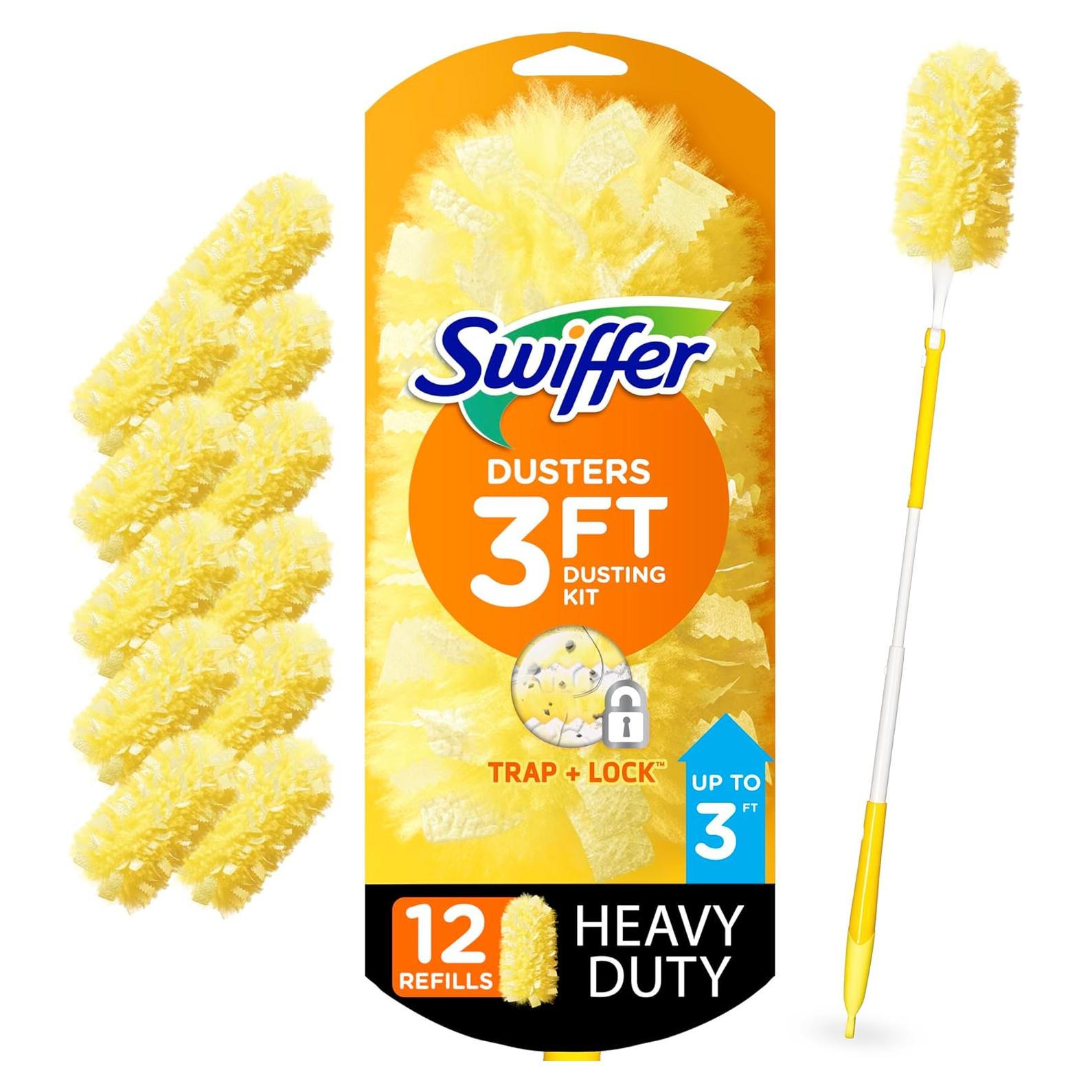 Kit de limpieza Swiffer Duster Heavy Duty 13 piezas