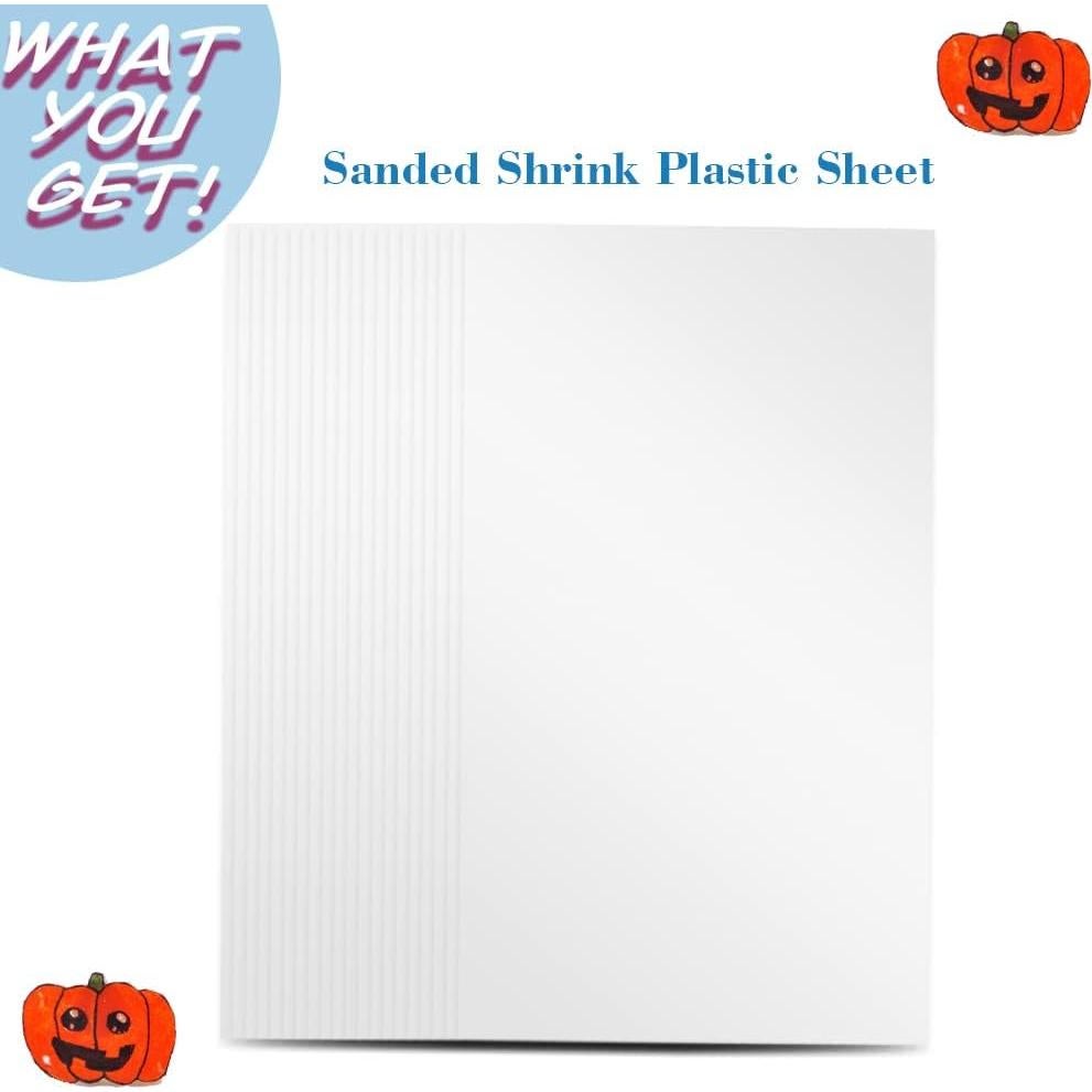 Hojas de Plástico Retráctil Warckon 36 Piezas A5 Mate Brillante