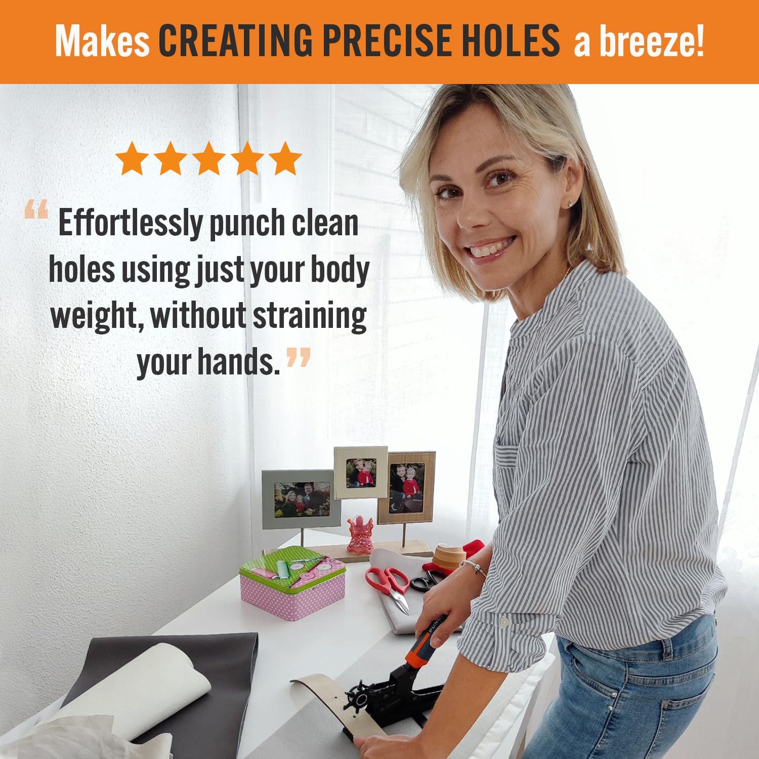 Perforador de Agujeros de Escritorio Pro-Master para Cinturones