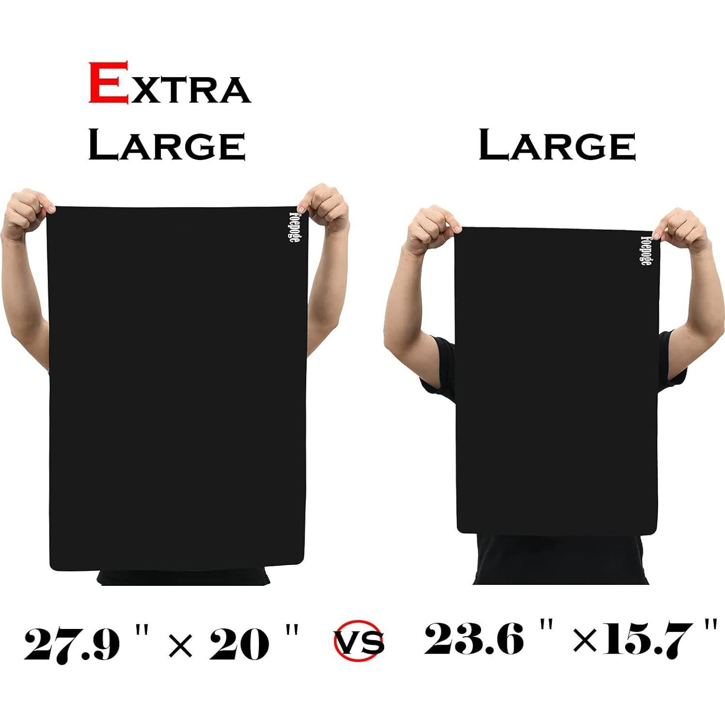 Alfombrilla de Silicona Antiadherente Foepoge 70.9x50.8cm Negra