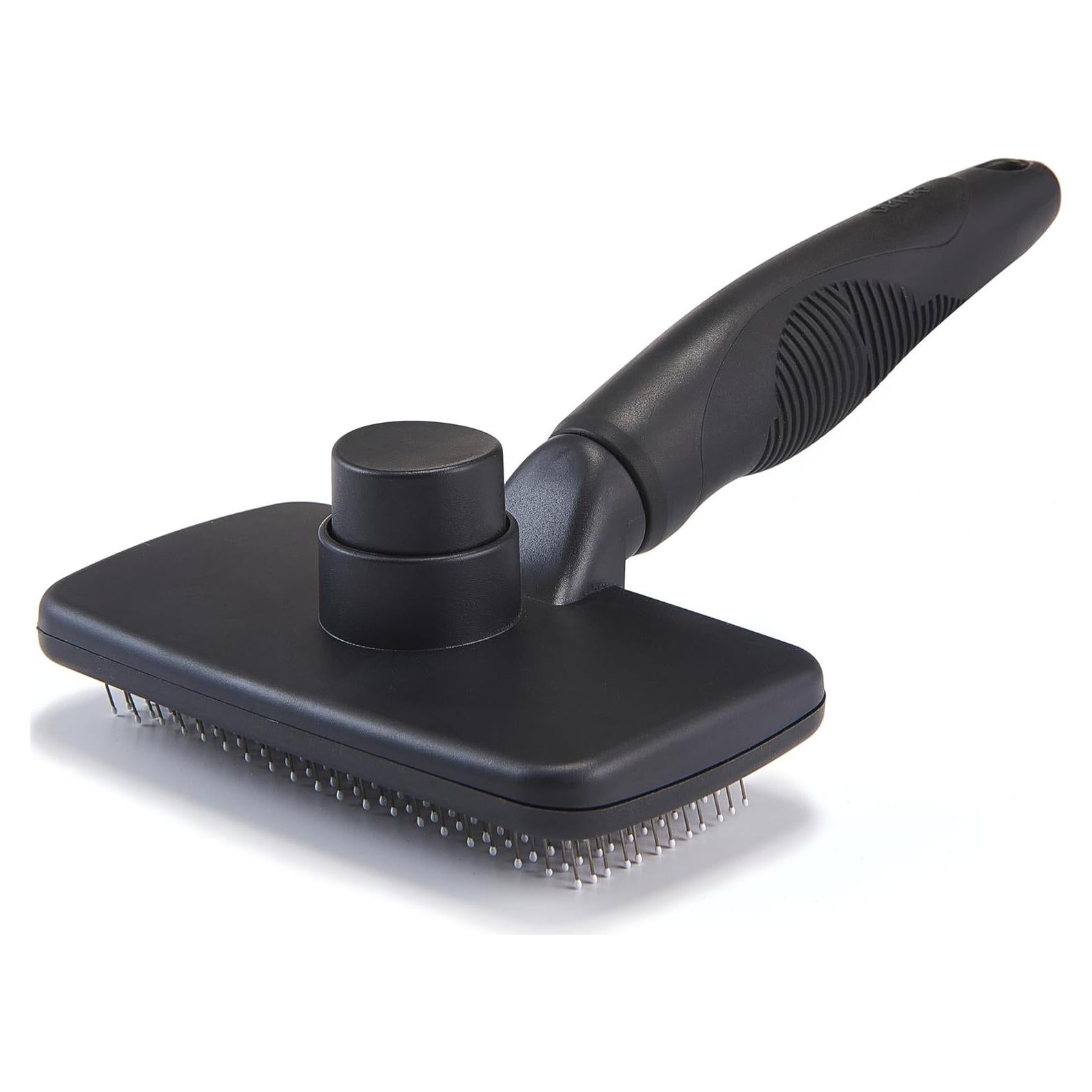 Cepillo Autolimpiante OEFEO para Perros y Gatos Negro