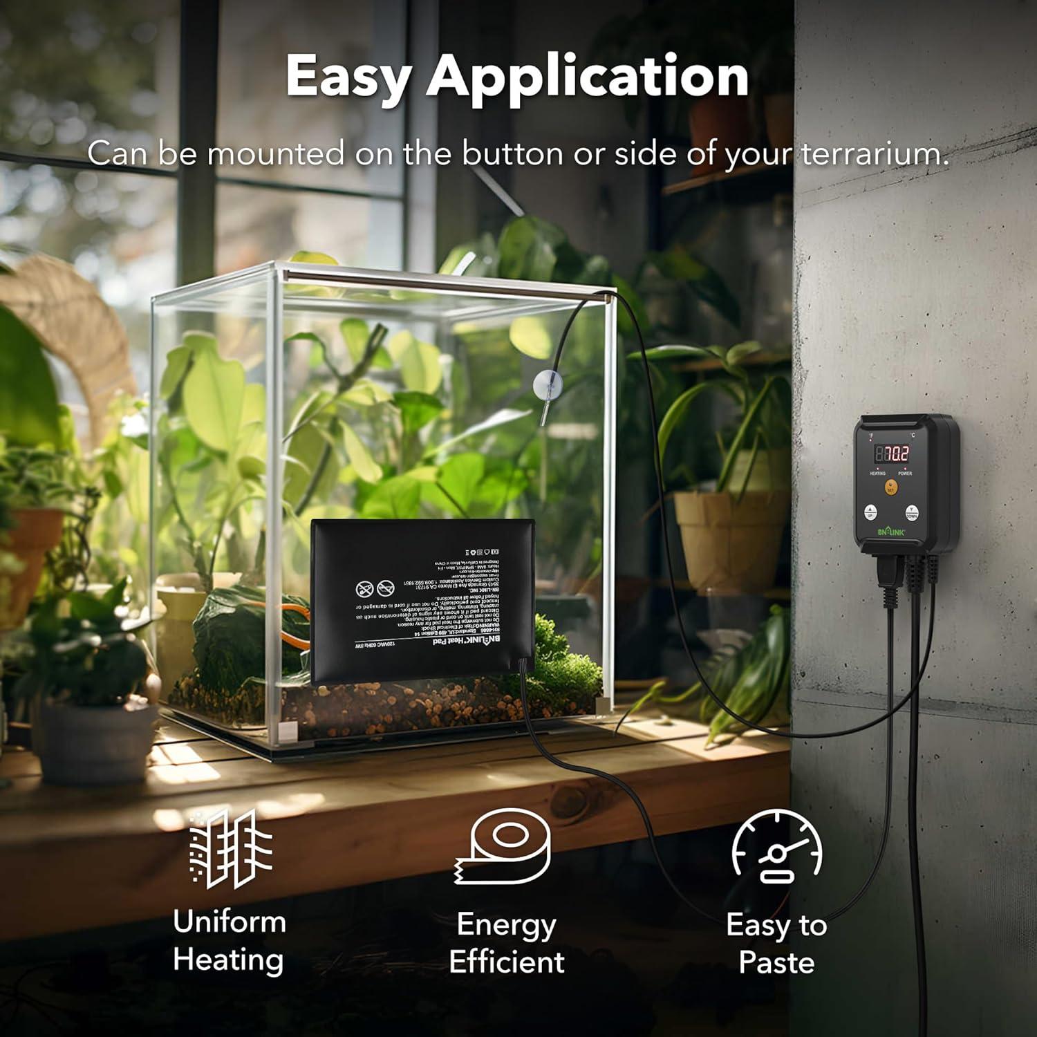 Almohadilla Térmica BN-LINK 15.24x20.32 cm con Termostato