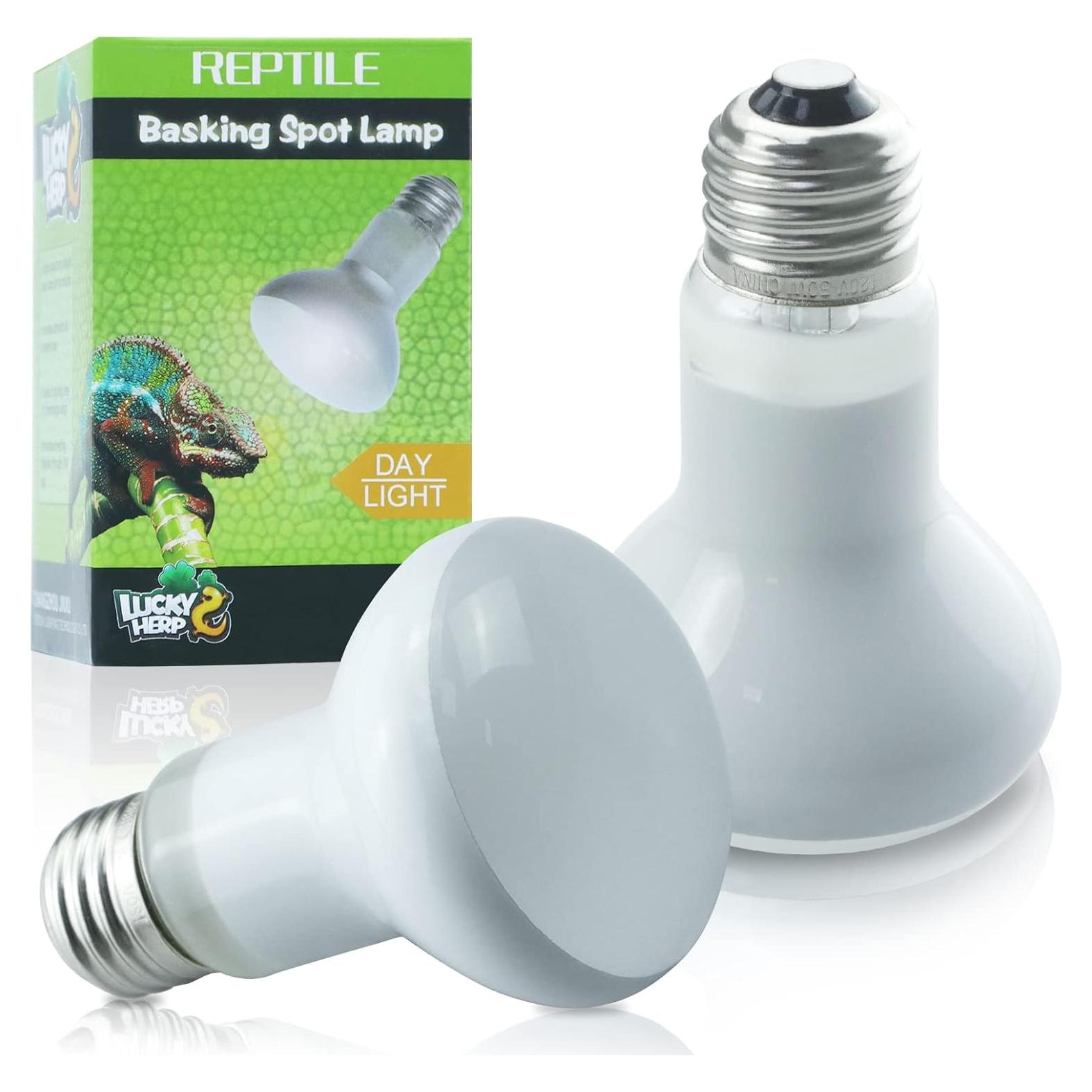 Bombillas de Calor LUCKY HERP 50W para Reptiles - Paquete de 2
