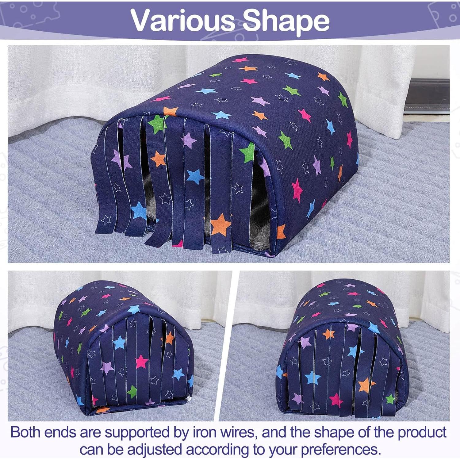 Túnel Lavable para Cobayas Unicorn Catcher 30x20x18cm Azul