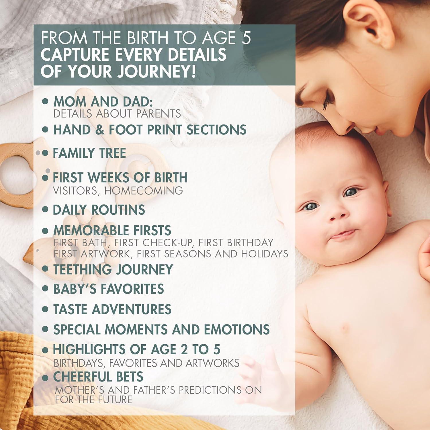 Libro de Recuerdos para Bebé Momentiqa 106 Páginas Mariposa