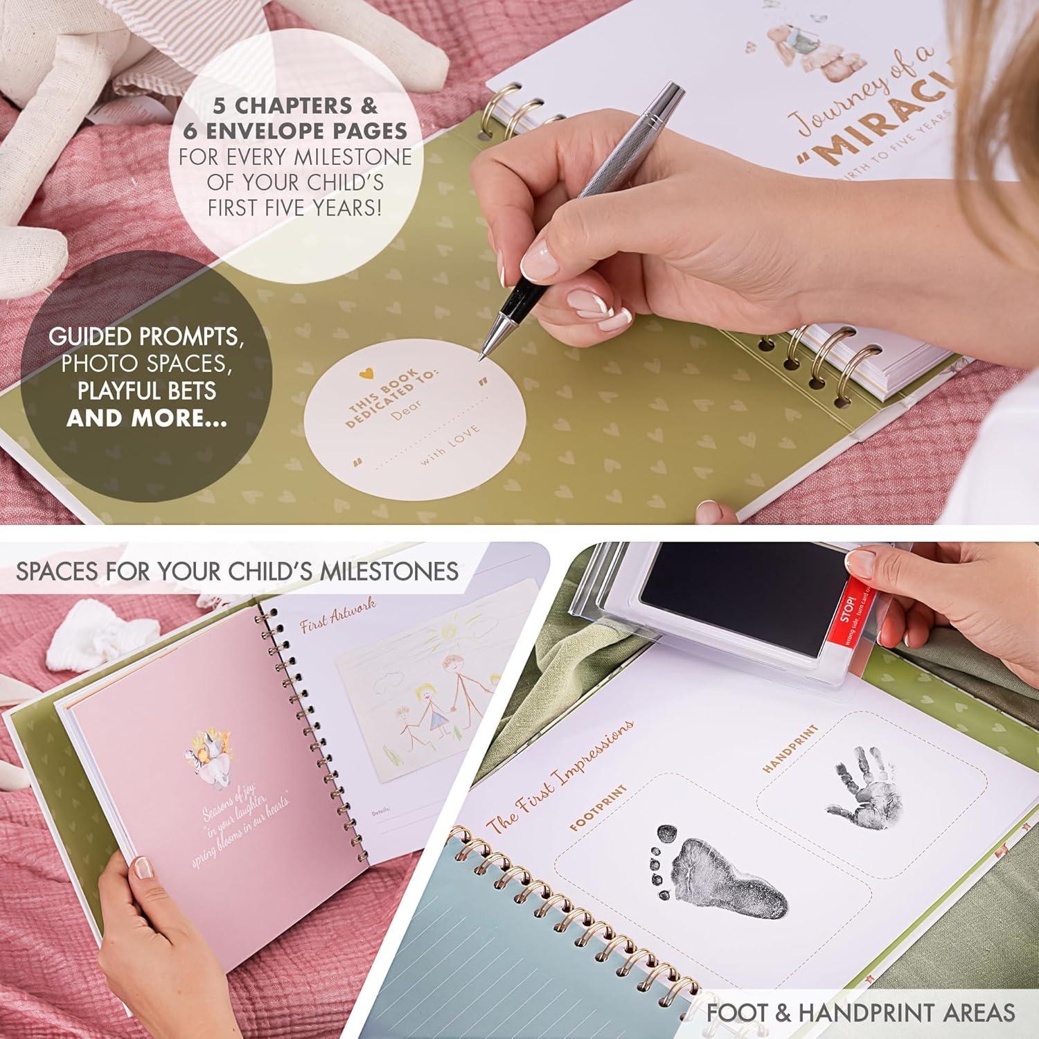 Libro de Recuerdos para Bebé Momentiqa 106 Páginas Mariposa