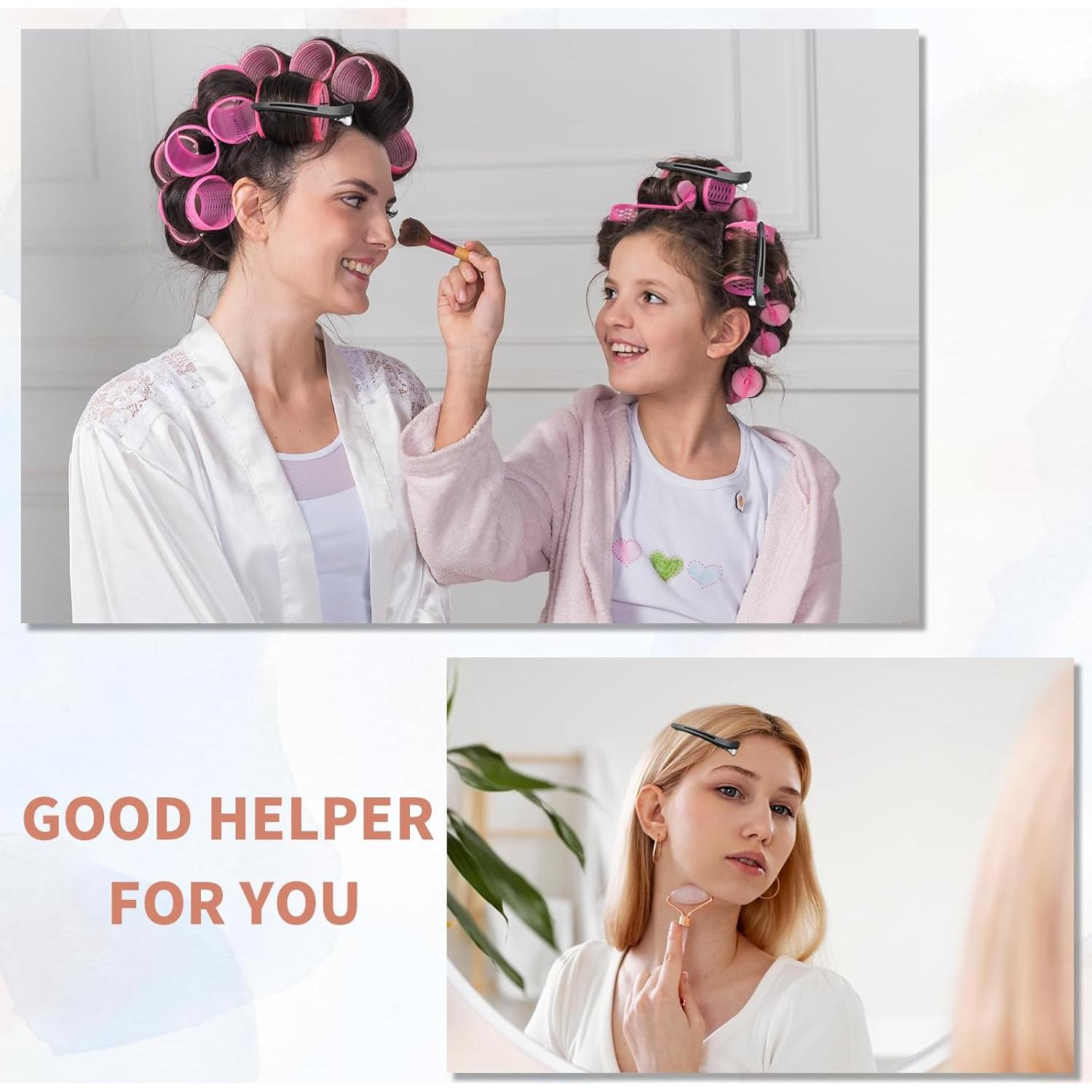 Paquete de 6 Clips de Pelo Profesionales XTIIEED - No Deslizantes 10.9 cm