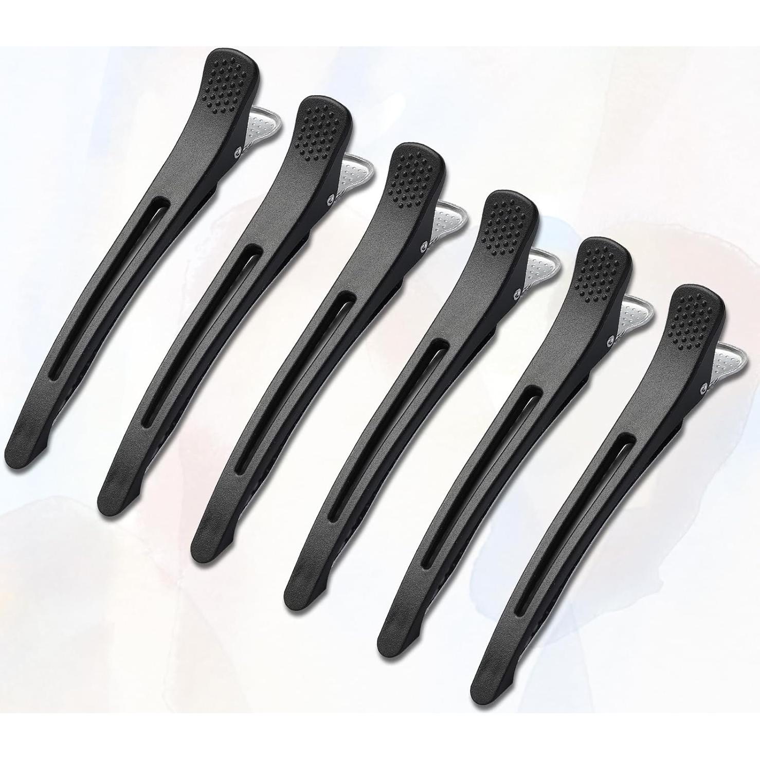 Paquete de 6 Clips de Pelo Profesionales XTIIEED - No Deslizantes 10.9 cm