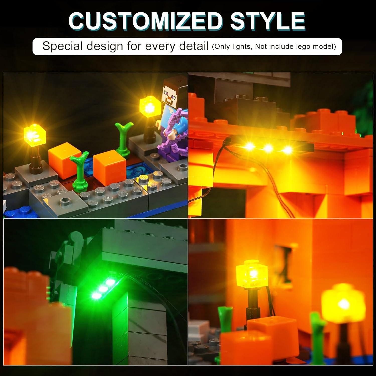 Kit de Luz LED para Lego 21248 La Granja de Calabazas - Solo Luces