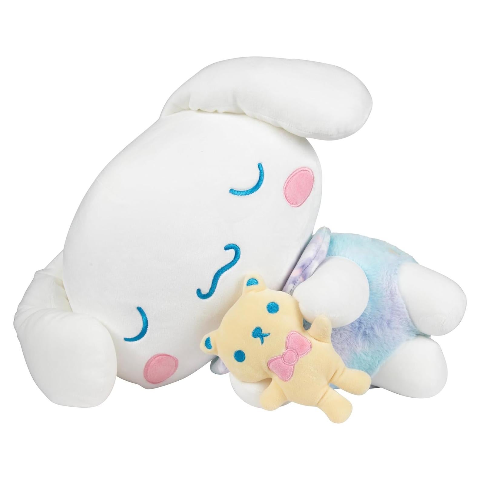 Peluche Durmiendo Cinnamoroll Jazwares 45.72 cm con Osito