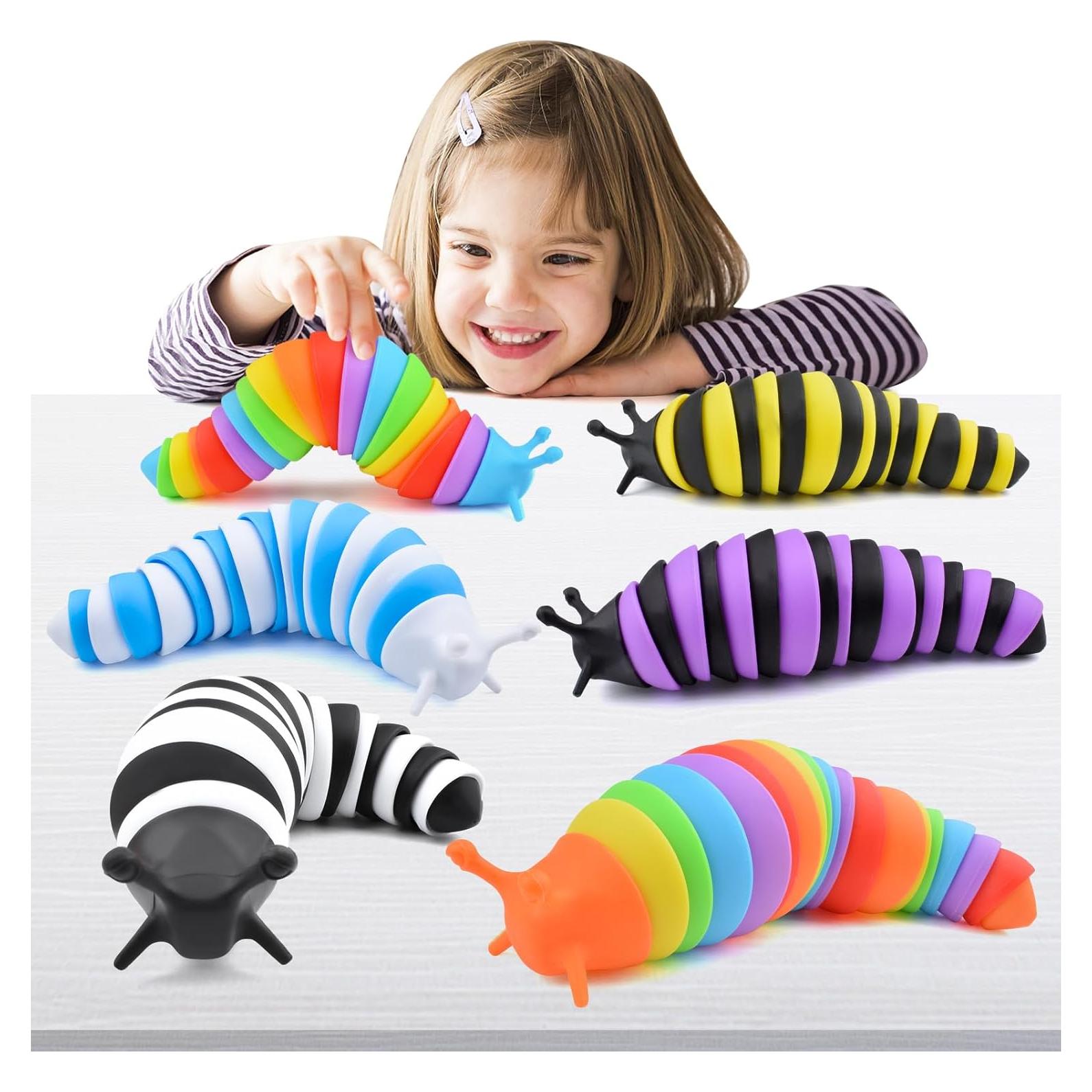 Juguetes Sensoriales Babosa Cevioce - 6 Pcs Antiestrés 3+