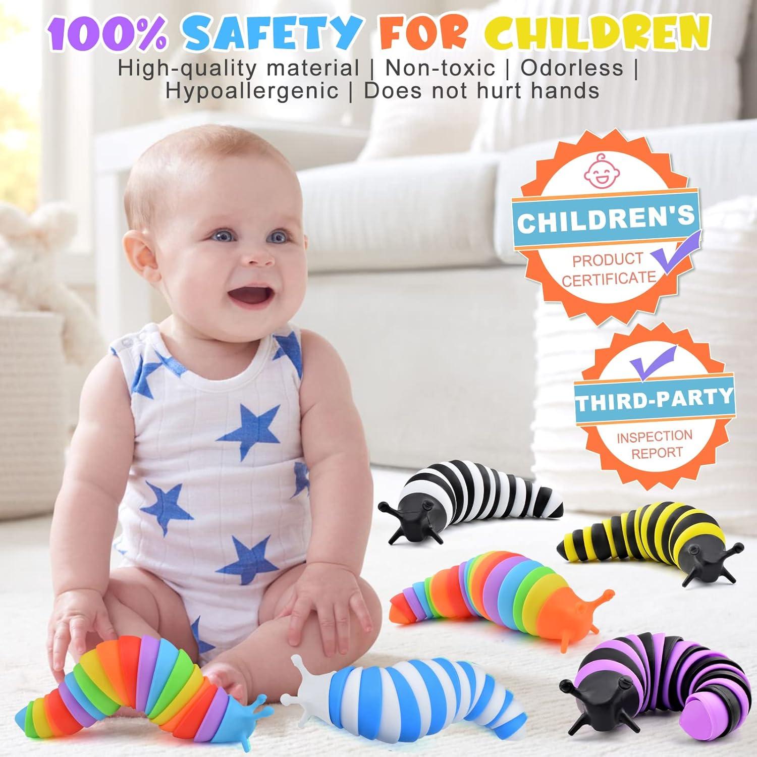 Juguetes Sensoriales Babosa Cevioce - 6 Pcs Antiestrés 3+