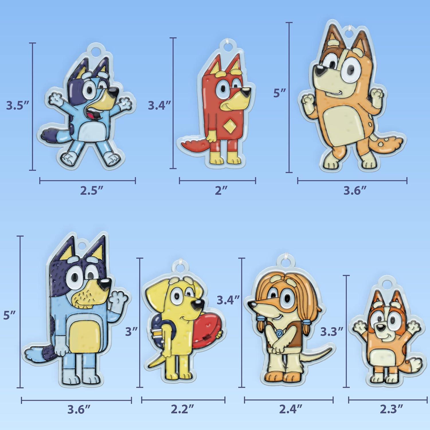 Kit de Arte de Ventana Bluey - Manualidades para Niños 6+