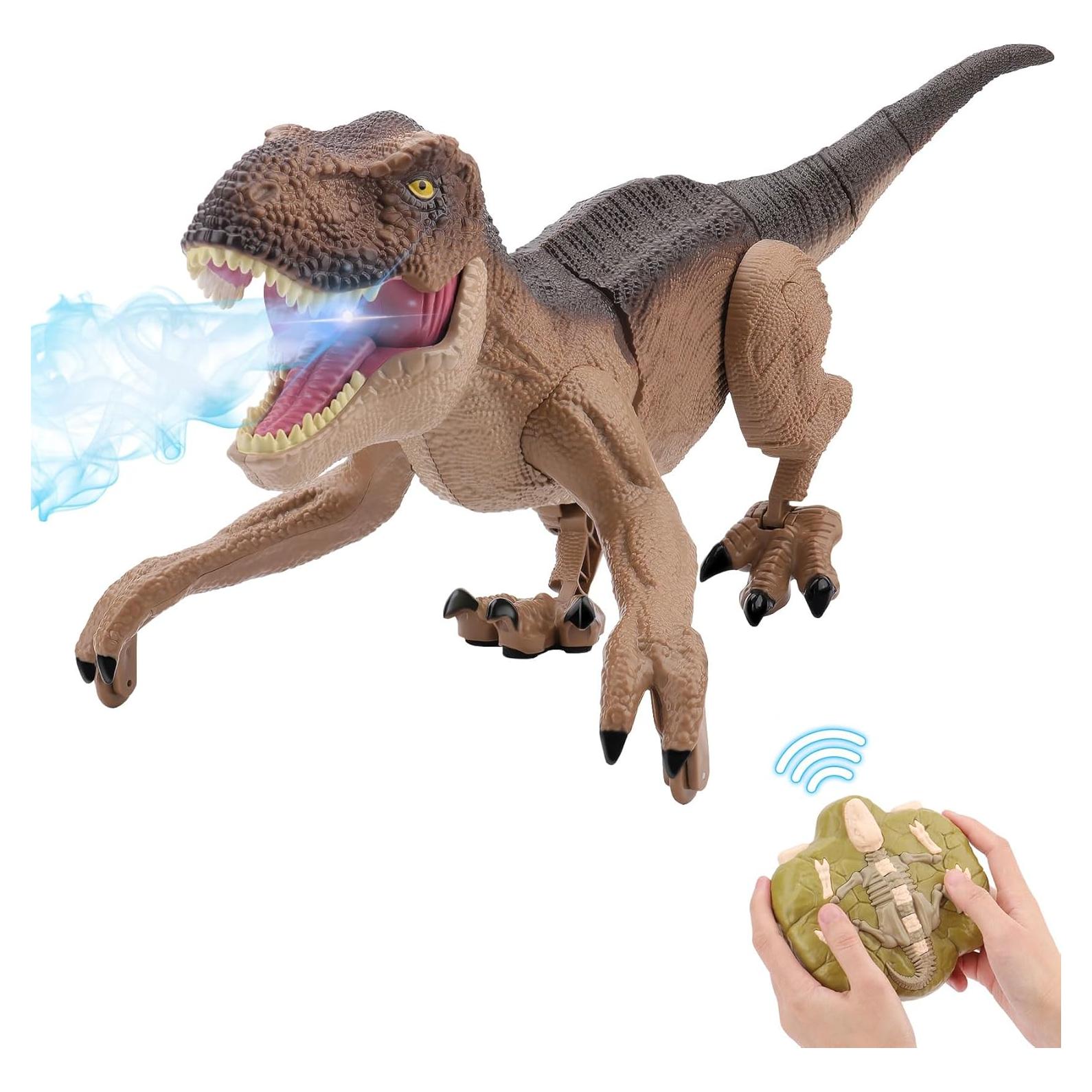 Dinosaurio RC T-Rex IQKidz 32.8x11x18cm Interactivo