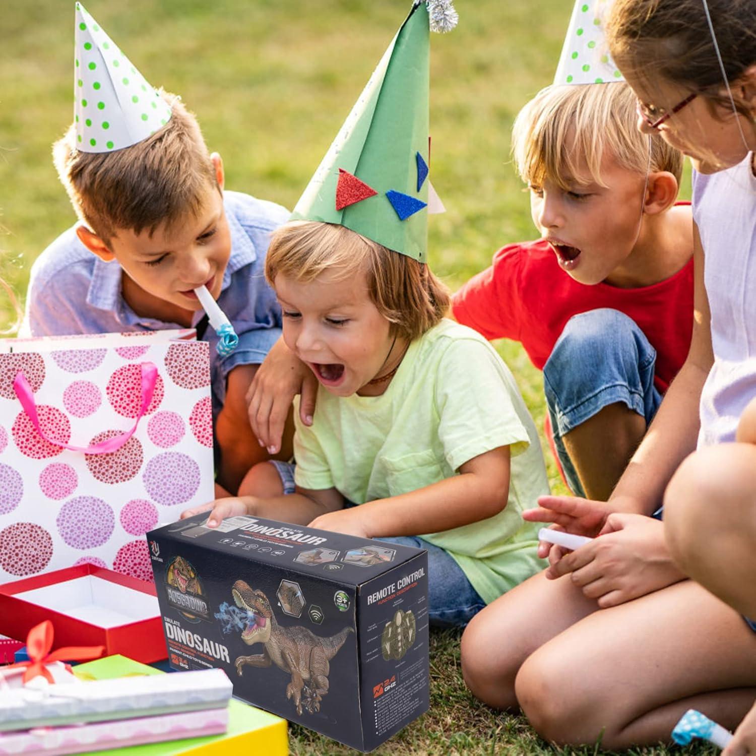 Dinosaurio RC T-Rex IQKidz 32.8x11x18cm Interactivo