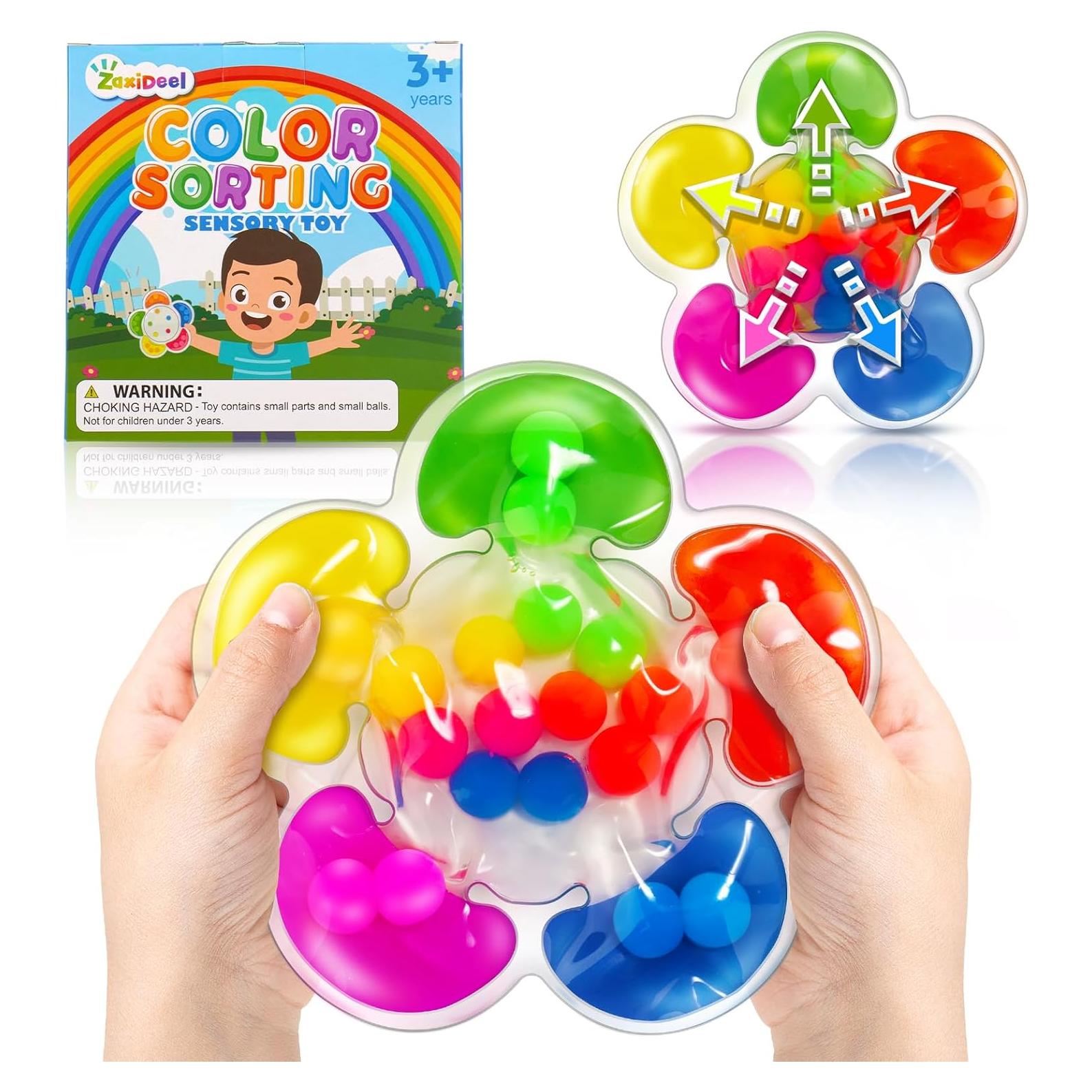 Juguete Sensorial de Clasificación de Colores ZAXIDEEL 14x14cm