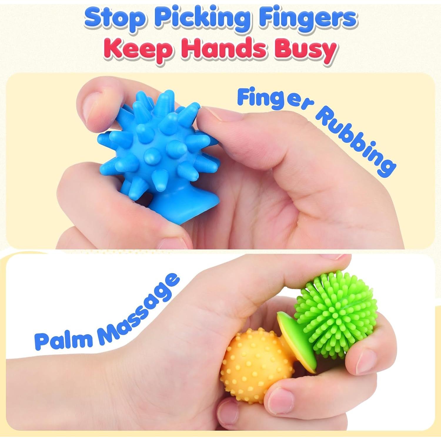 Juguetes Sensoriales Antiestrés Richtim - 16 Piezas Texturizadas