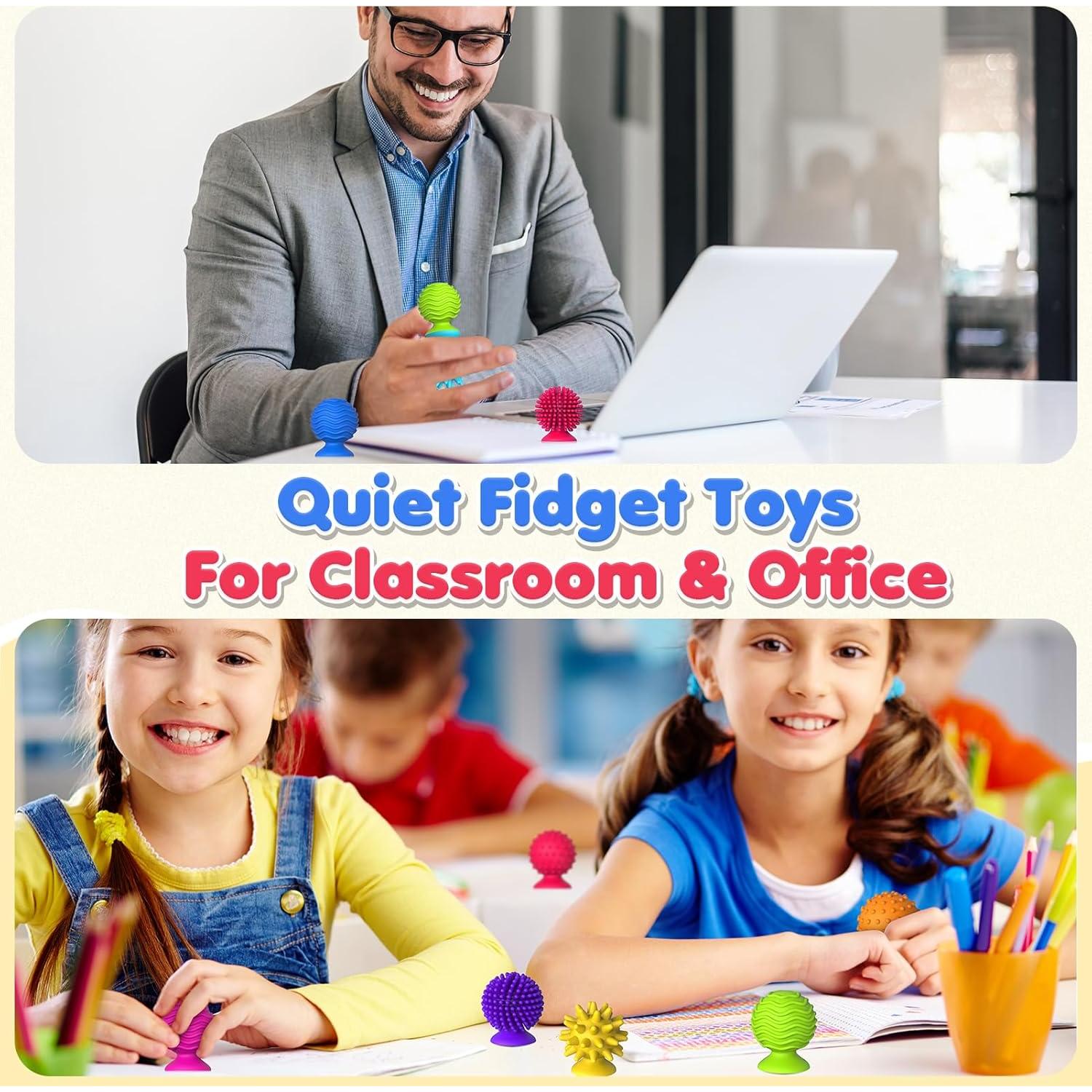 Juguetes Sensoriales Antiestrés Richtim - 16 Piezas Texturizadas