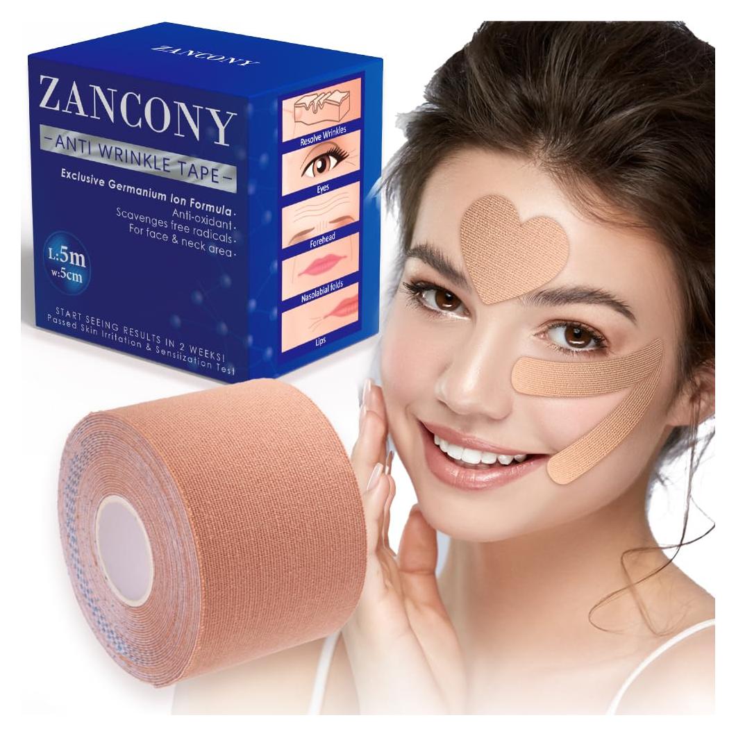 Cinta Facial Antienvejecimiento Zancony 5cm - Parches para Rostro