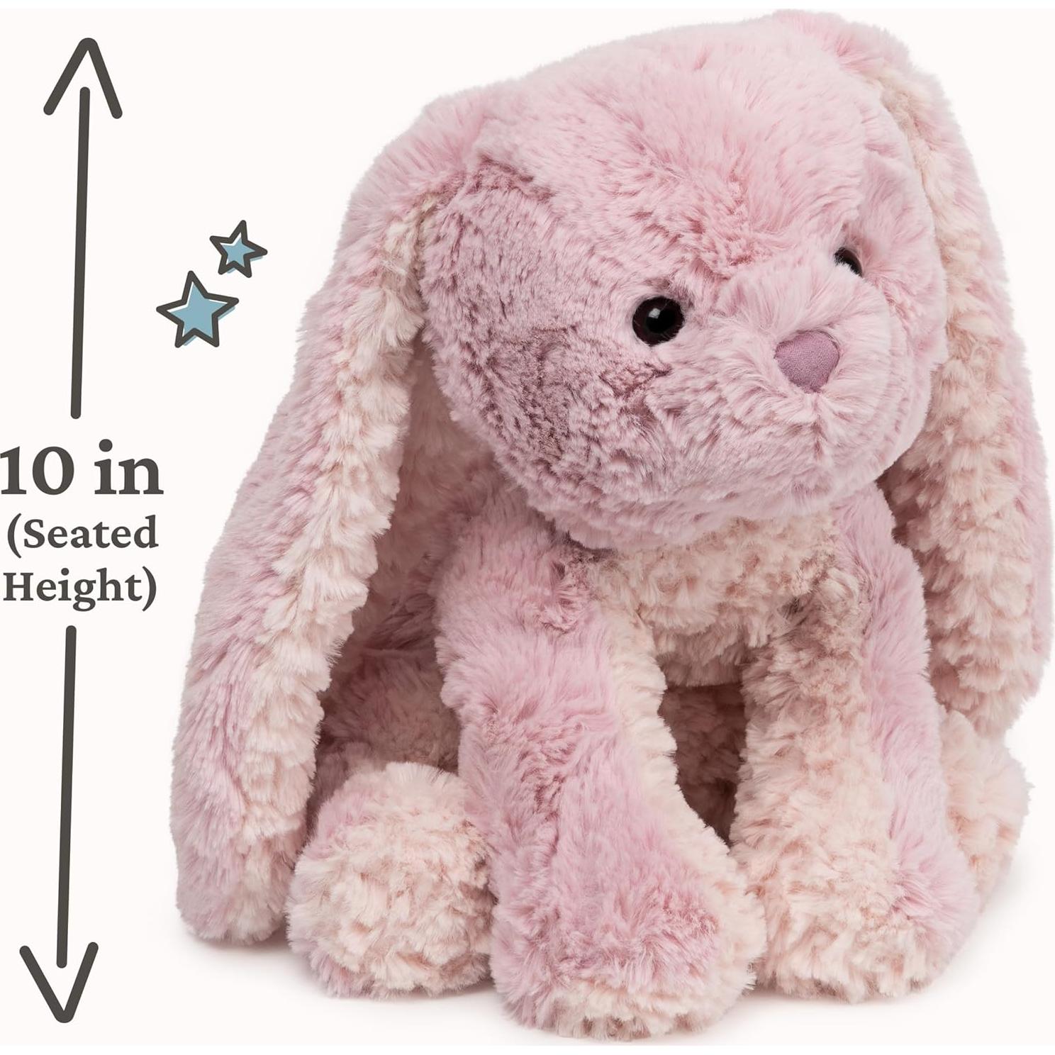 Conejo de Peluche GUND Cozys Rosa 25.4 cm Suave y Abrazable