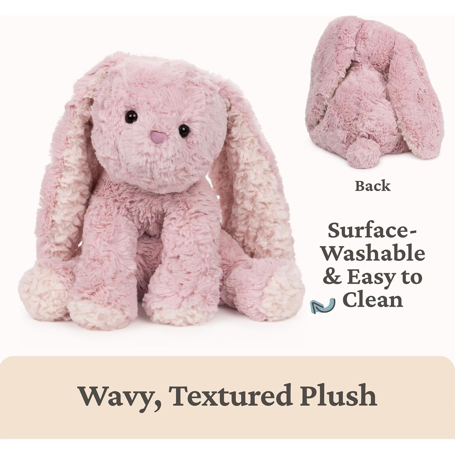 Conejo de Peluche GUND Cozys Rosa 25.4 cm Suave y Abrazable