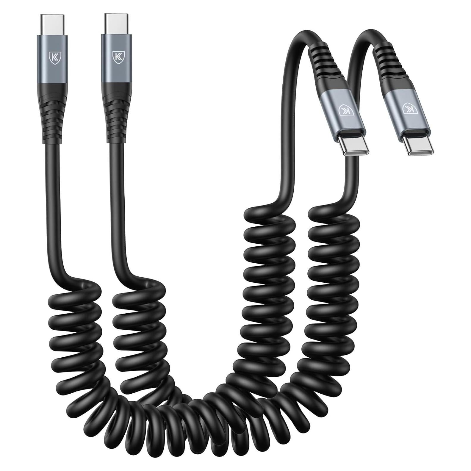 Paquete de 2 Cables USB C a USB C 3FT KIYODA Carga Rápida