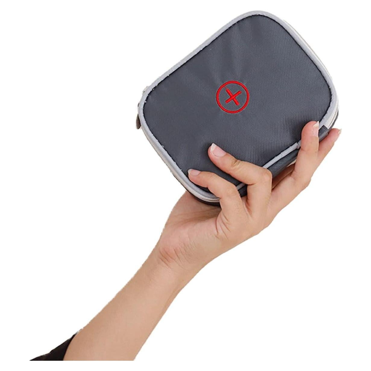 Bolsa de Primeros Auxilios Mini Lingcat Gris 13x10 cm