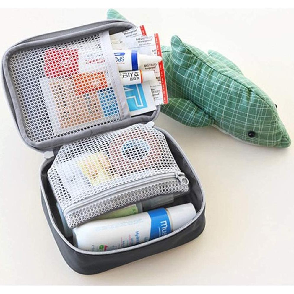 Bolsa de Primeros Auxilios Mini Lingcat Gris 13x10 cm