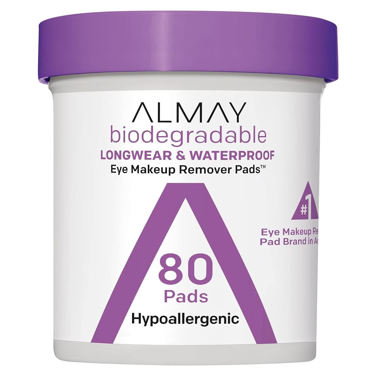Almay Almohadillas Desmaquillantes Biodegradables 80 Unidades