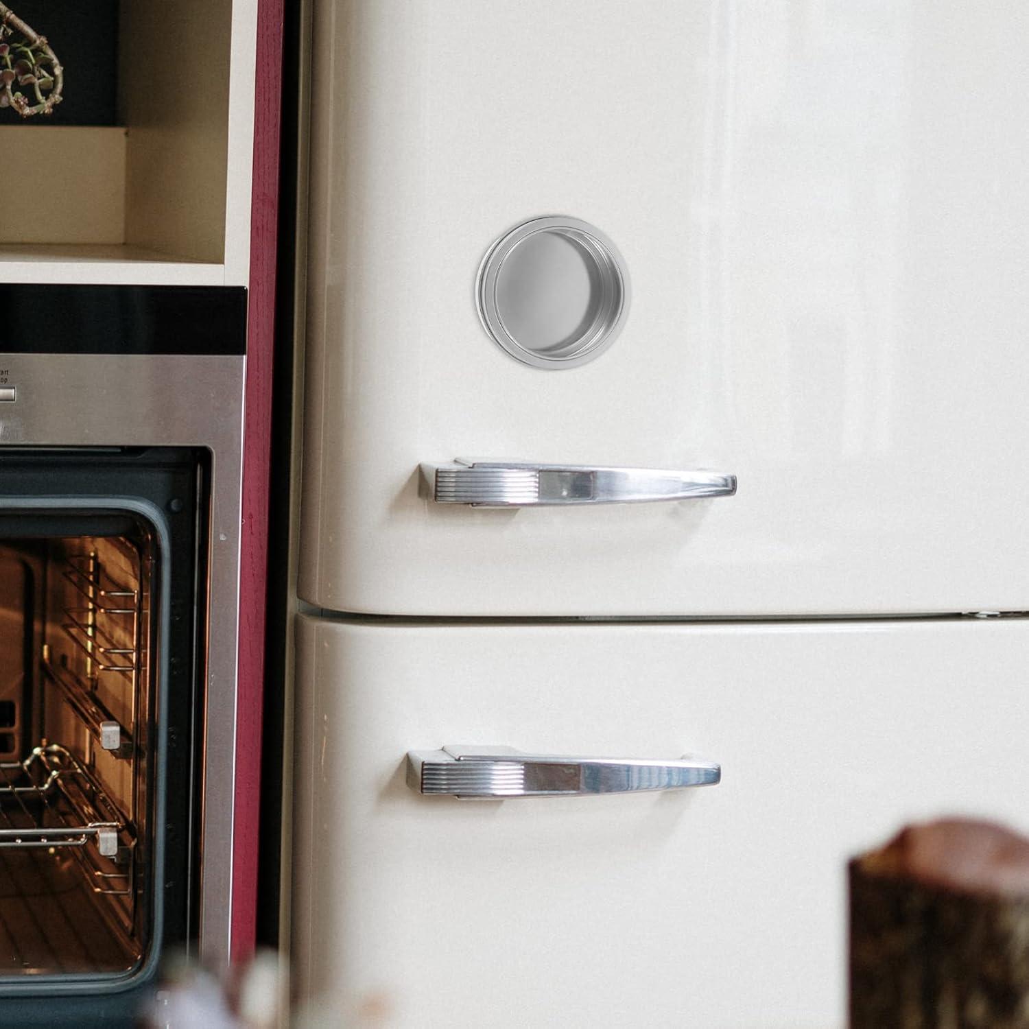 Garneck 2 Pcs Caja de Especias Magnética Aluminio 9x9cm