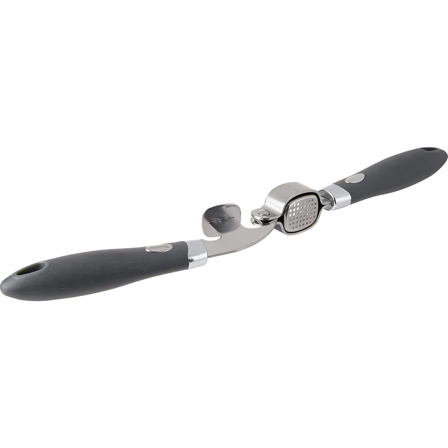 Prensa de Ajo Tovolo de Acero Inoxidable con Agarre de Silicona