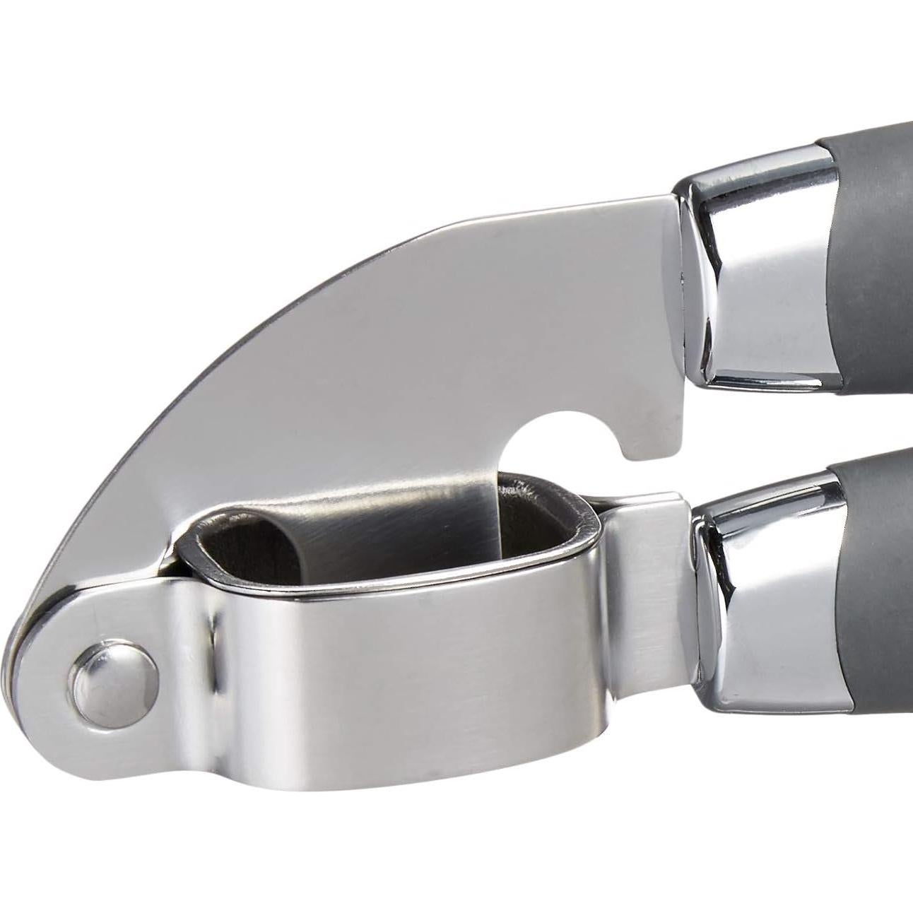 Prensa de Ajo Tovolo de Acero Inoxidable con Agarre de Silicona