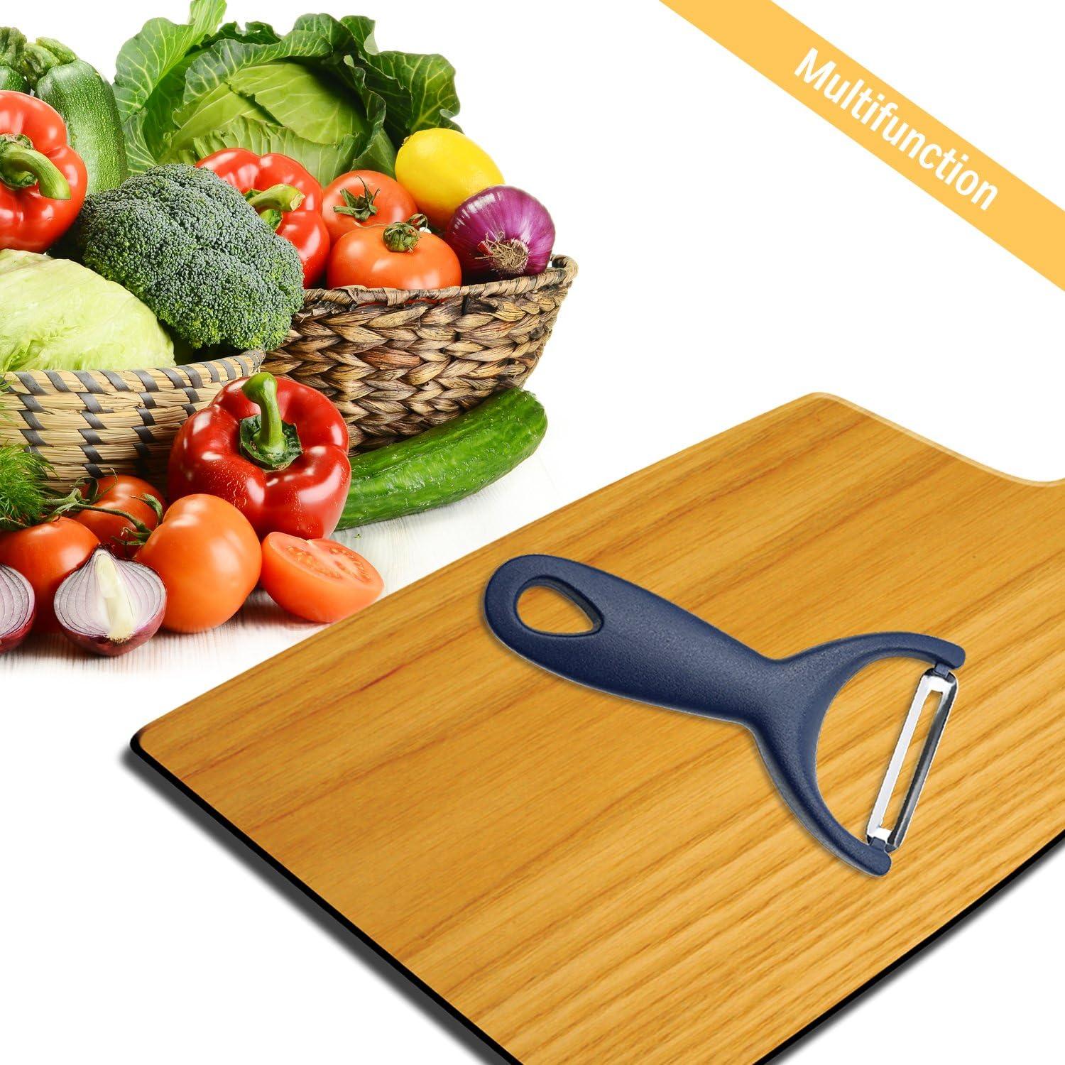 Pelador de Verduras Tagefa Ergonómico Acero Inoxidable Azul