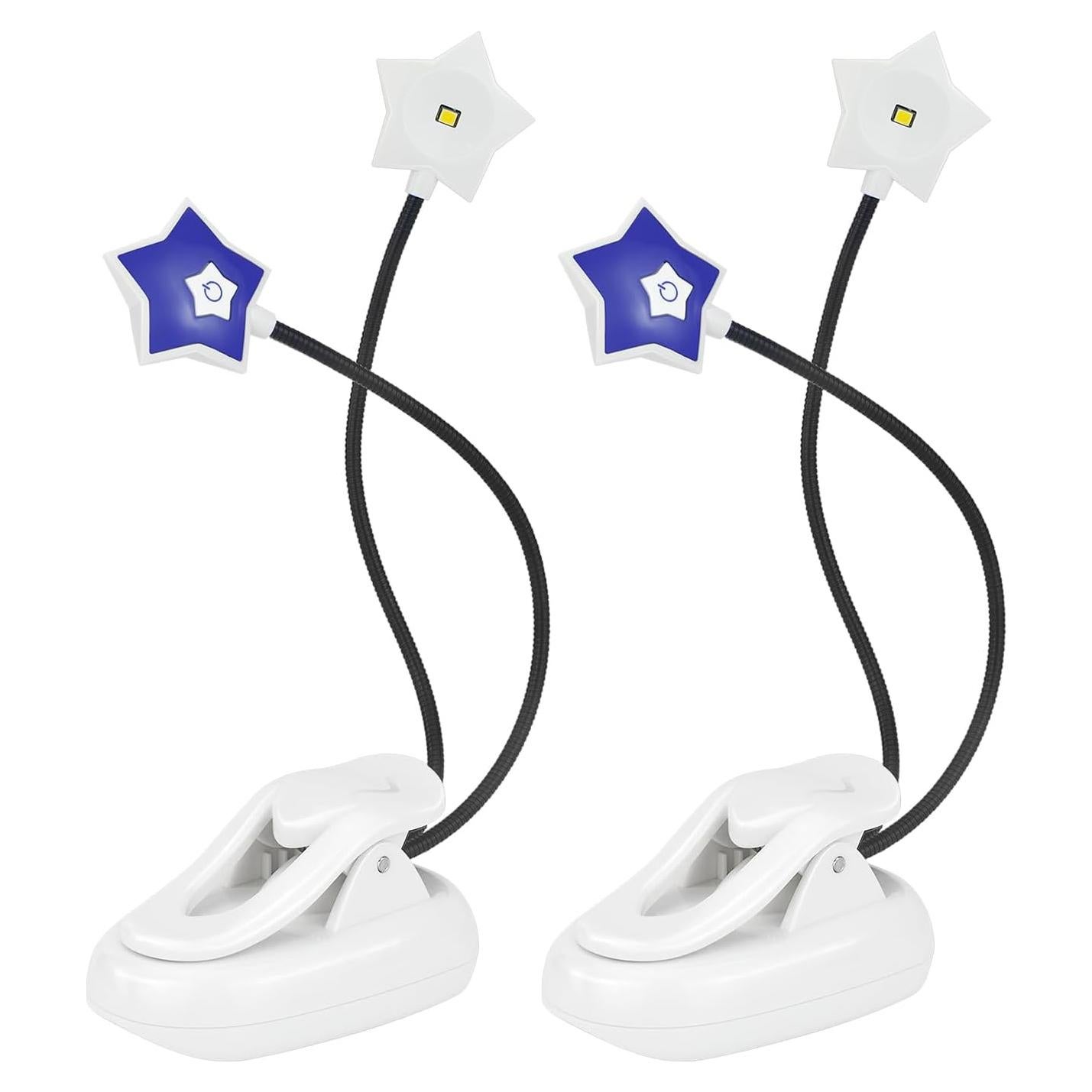 Luz de Lectura LED LUXSWAY Doble Cabeza 2 Niveles Brillo