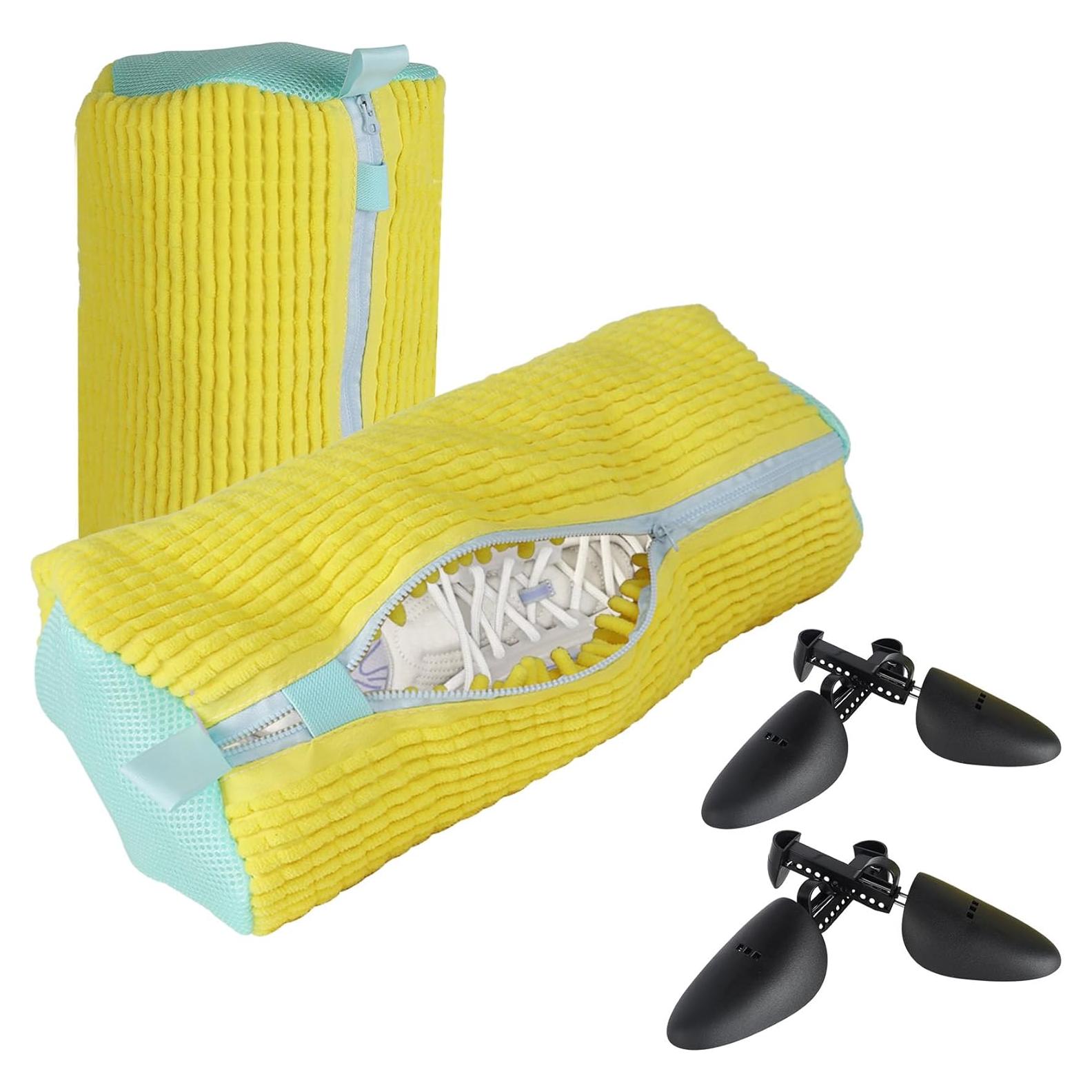 Bolsa de Lavado de Zapatos AUSTEDFY 2 Pcs Amarillo 37.8 cm