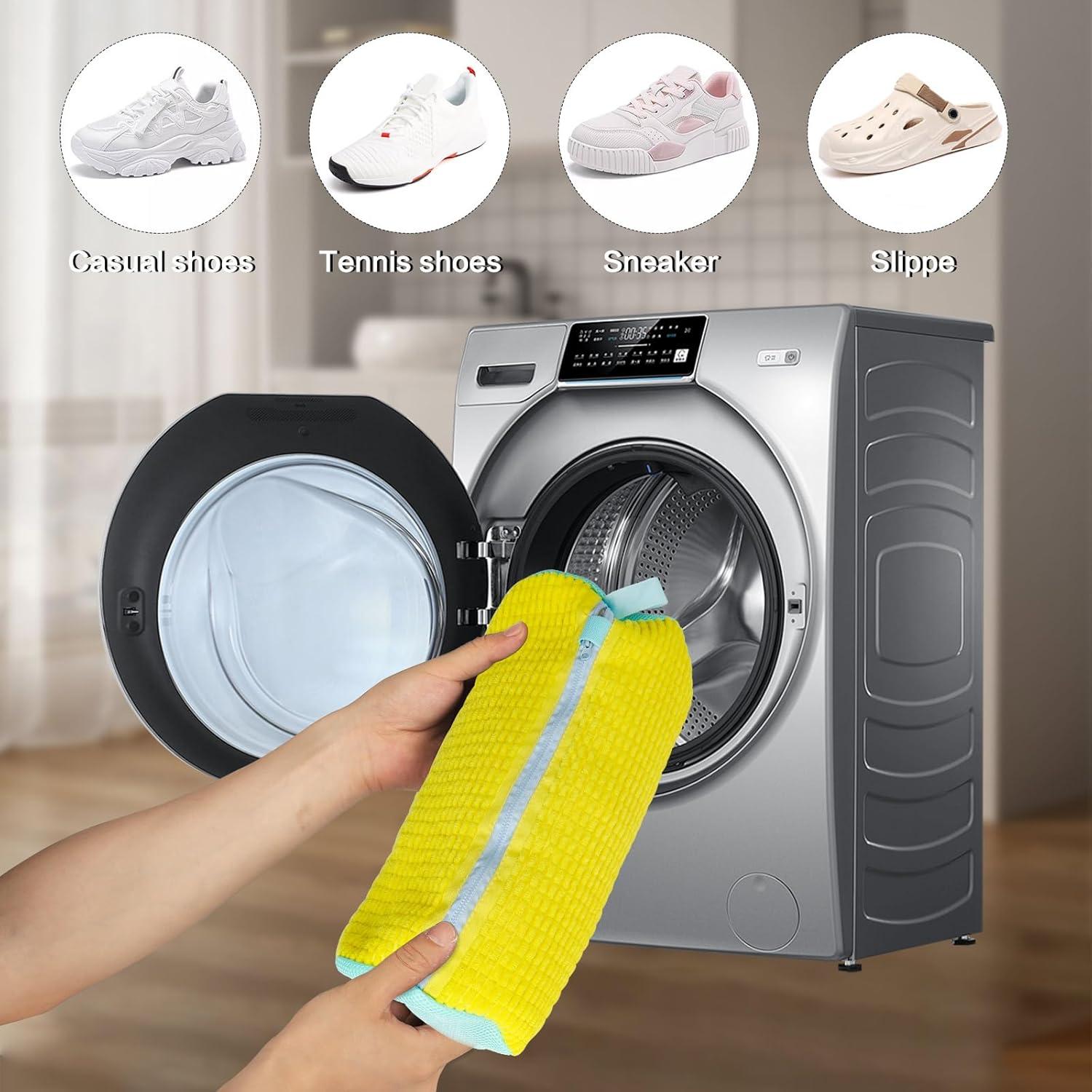 Bolsa de Lavado de Zapatos AUSTEDFY 2 Pcs Amarillo 37.8 cm