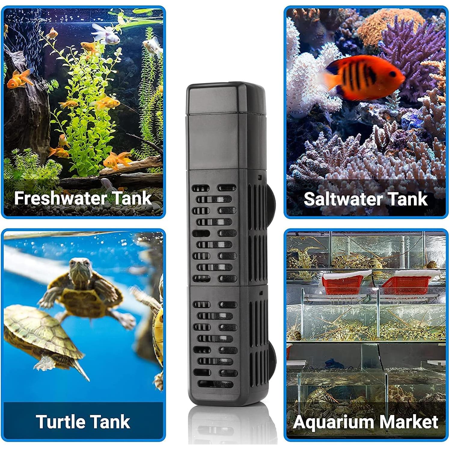 Calentador de Acuario HiTauing 50W Sumergible con Control Digital
