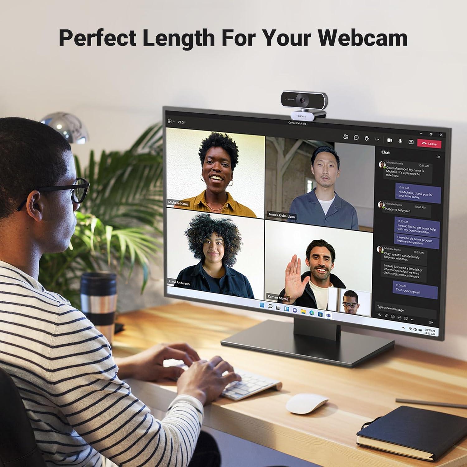 Cable de Extensión USB 3.0 UGREEN 1m Macho a Hembra 5Gbps